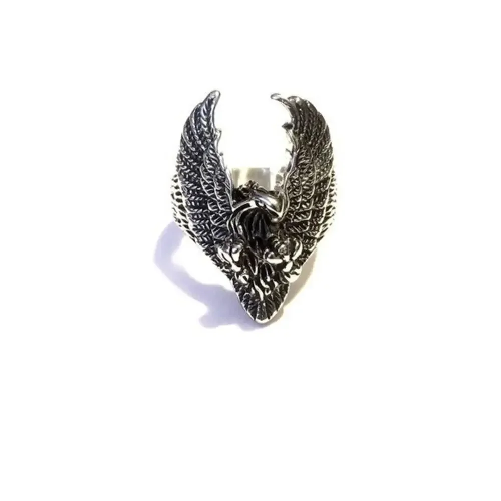New stainless steel‎ eagle ring size 14